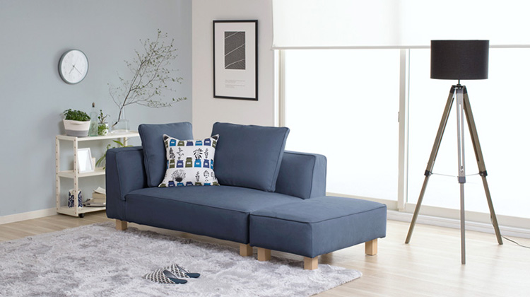 北欧モダンにぴったりのカウチソファ バニラカウチ セット