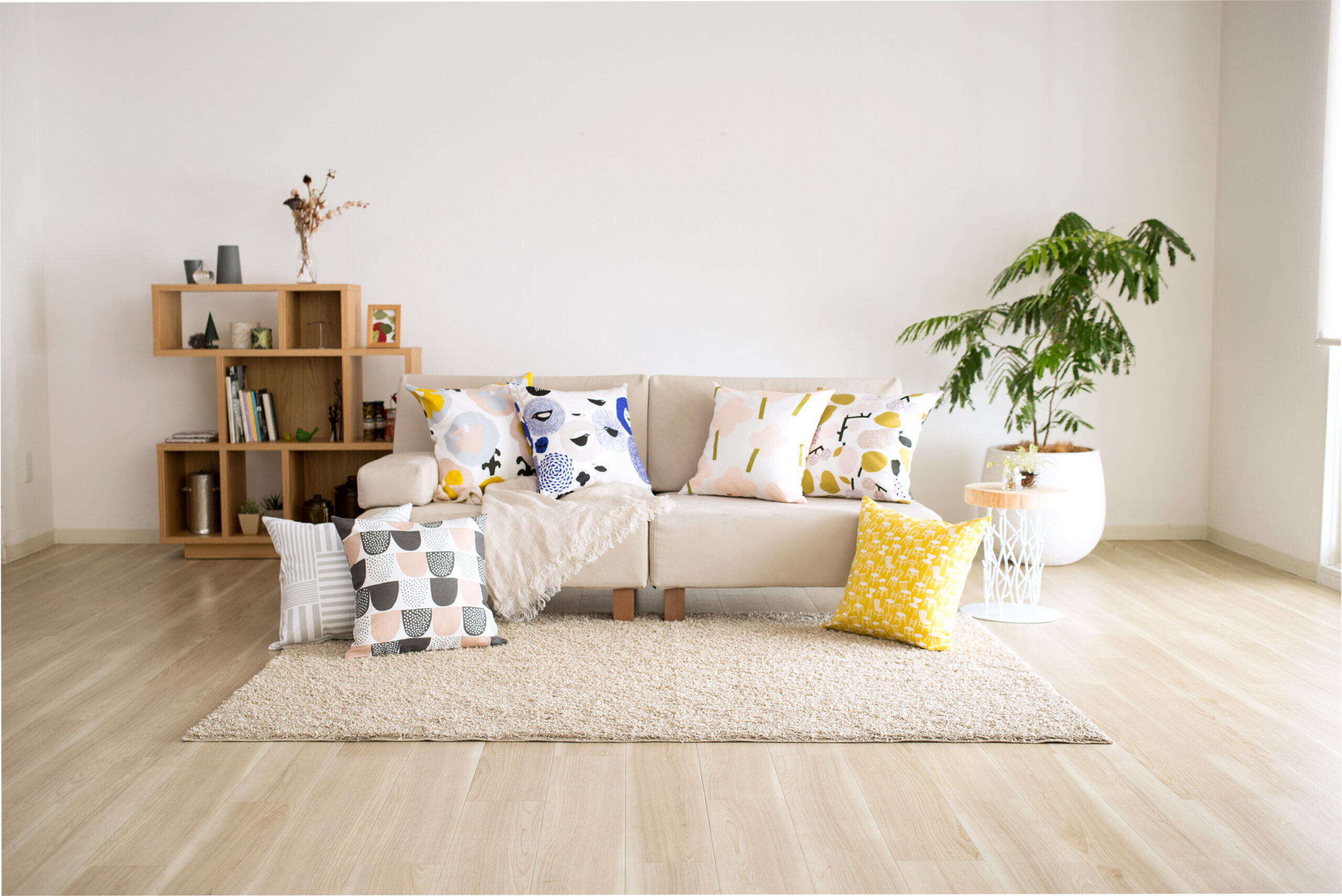 ソファのクッションはどう並べる？おしゃれに見える配置4パターン